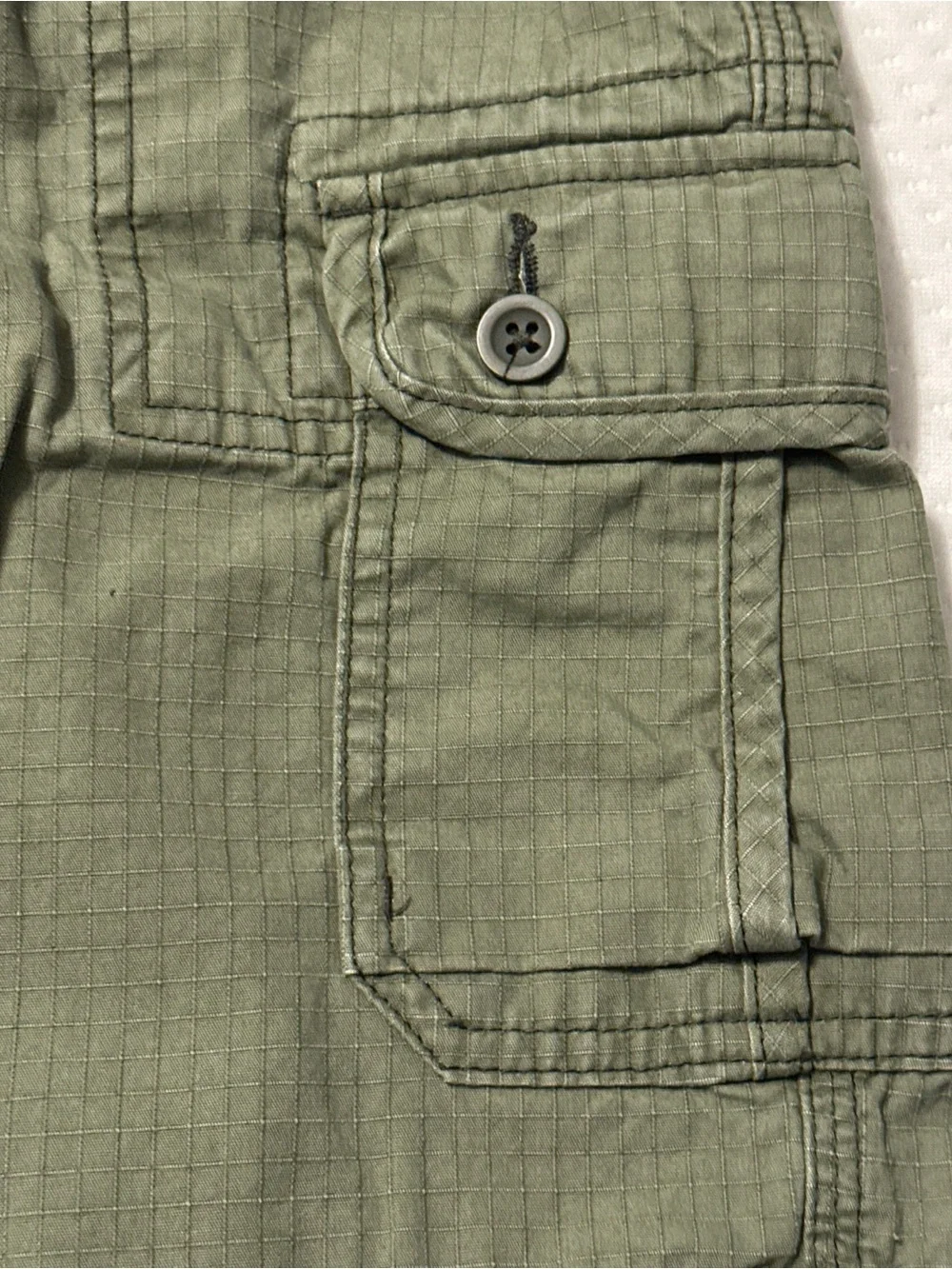 Lands' End Olive Green Cargo Shorts for Kids